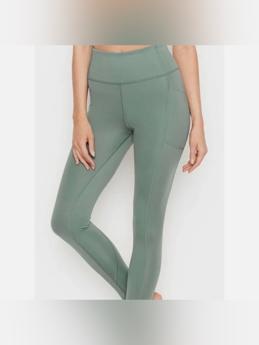 Like New Victoria's Secret Athletic Leggings- Green